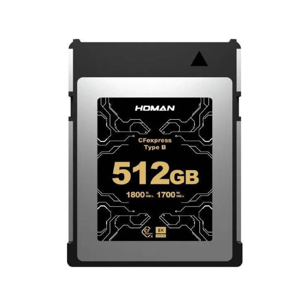 Homan CFExpress Type B 512GB R1800MB/s W1700MB/s Homan CFExpress Type B 512GB R1800MB/s W1700MB/s